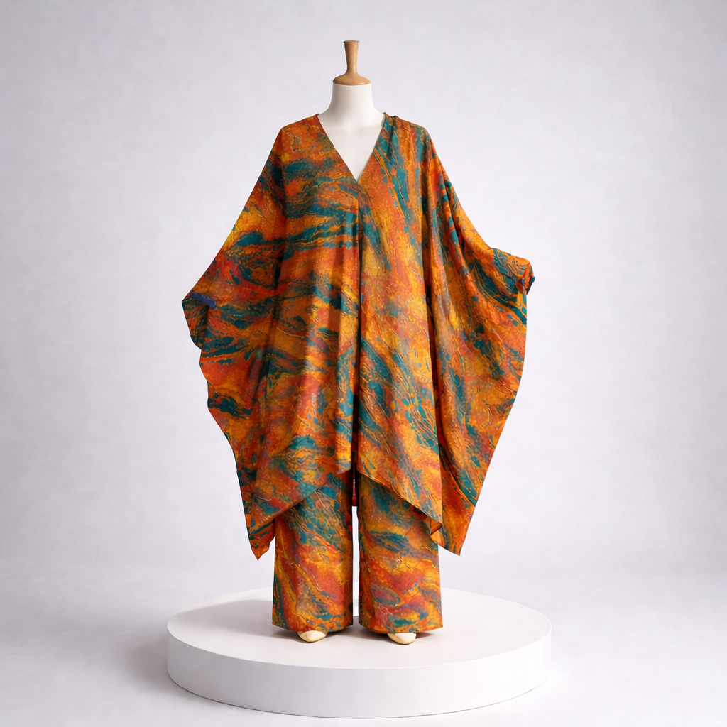 Firestone Flow Kaftan Set with Wide-Leg Pant BP 1 X