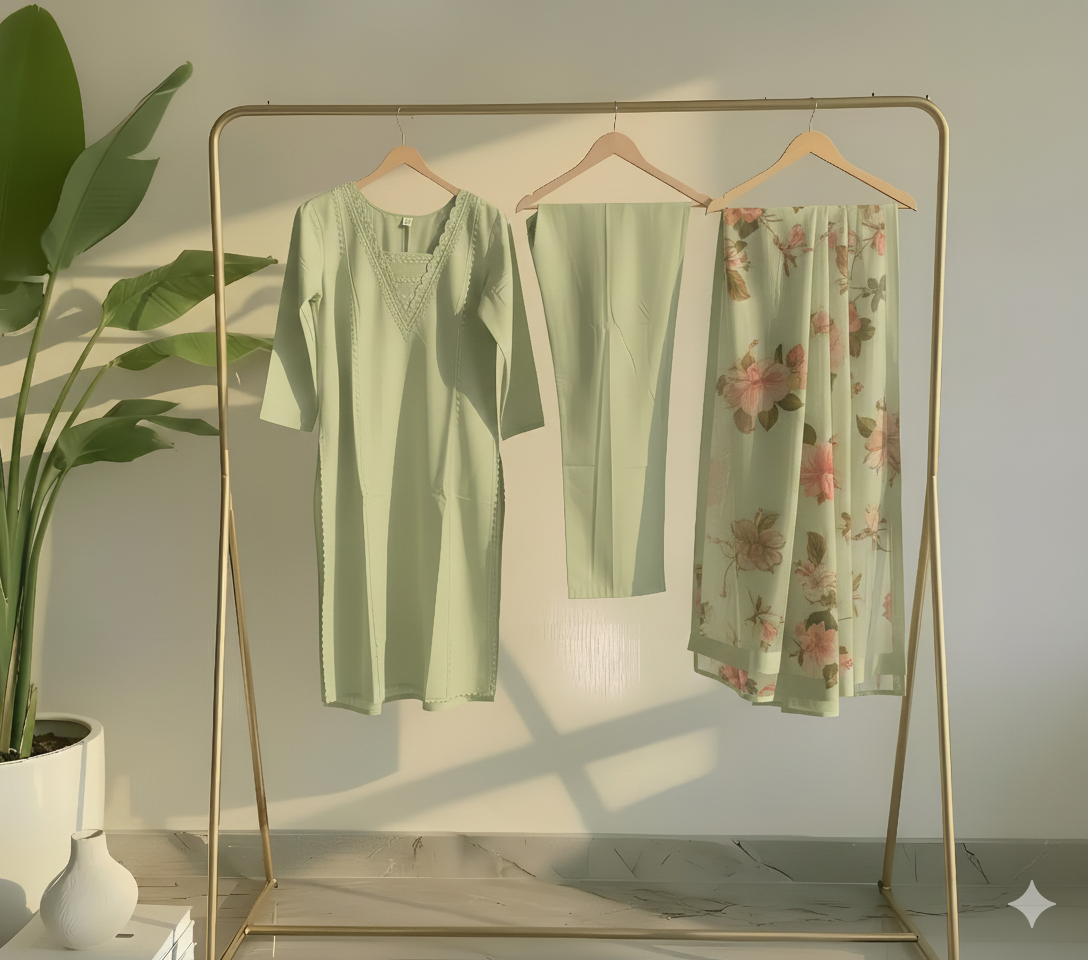 Mint petal kurta set MR 14 c