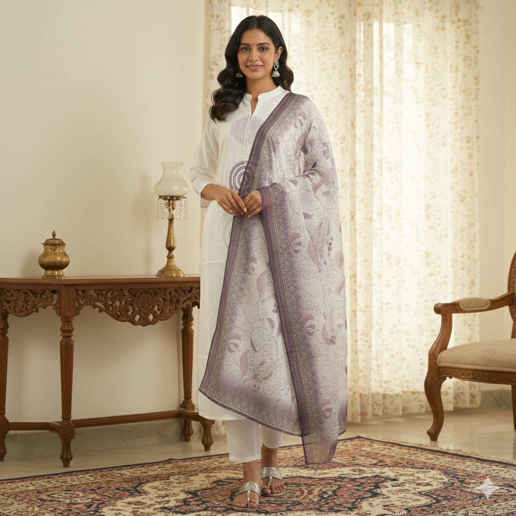 Purple Organza Set MR 3