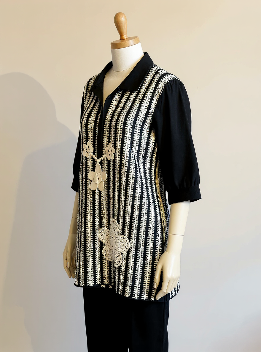 Black Bloom Co-ord Set