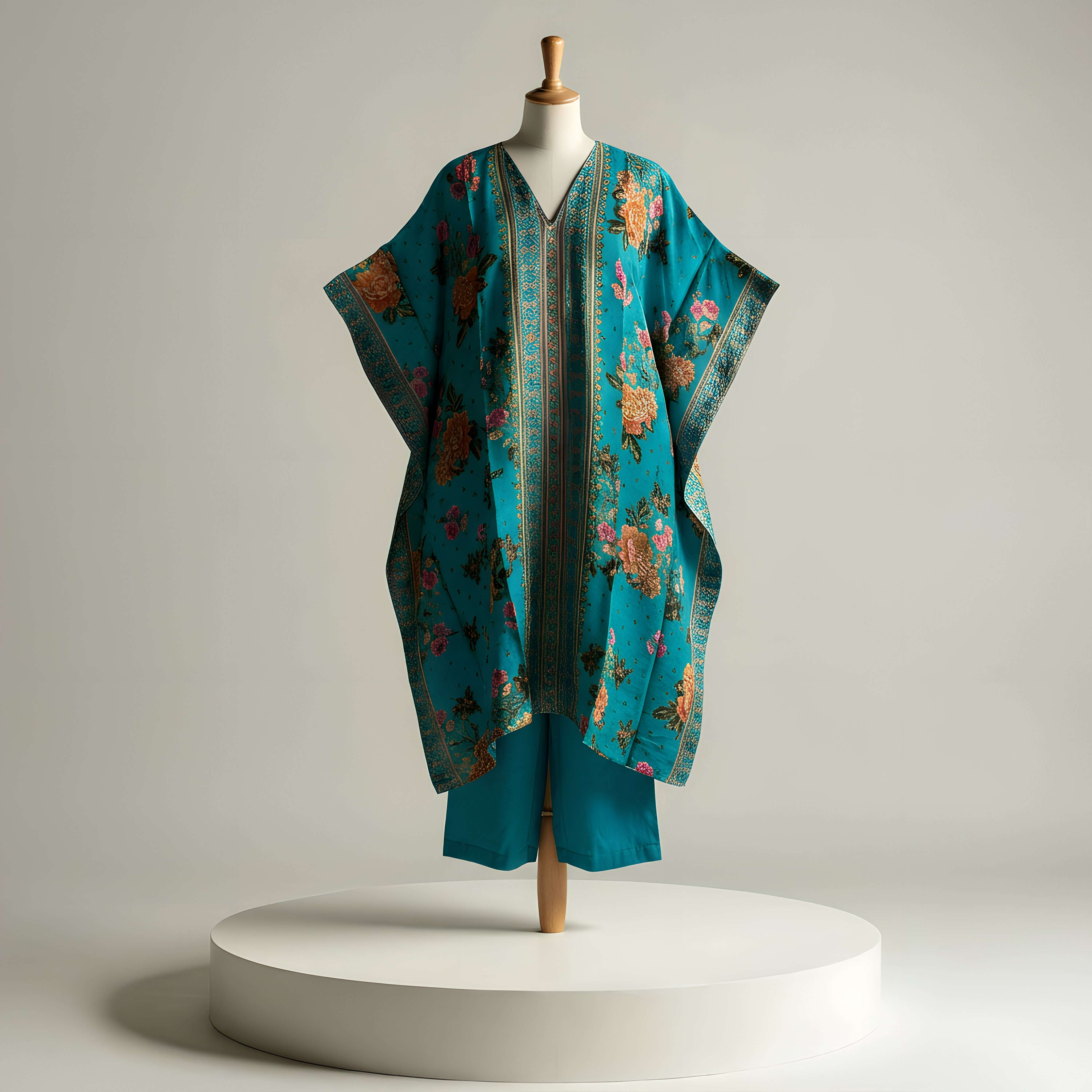 Heritage Floral Kaftan Co-ords