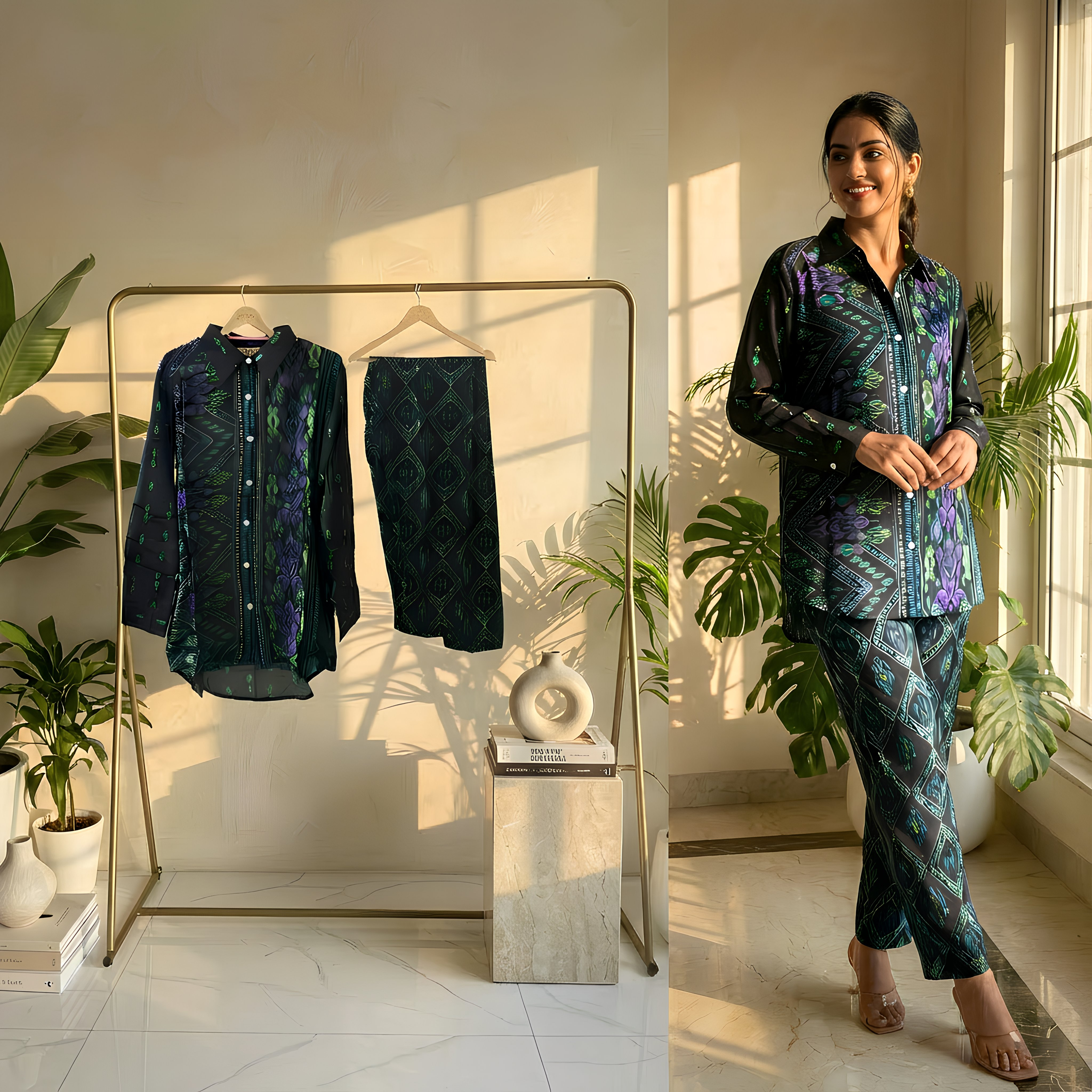 Emerald Fusion Co-ords