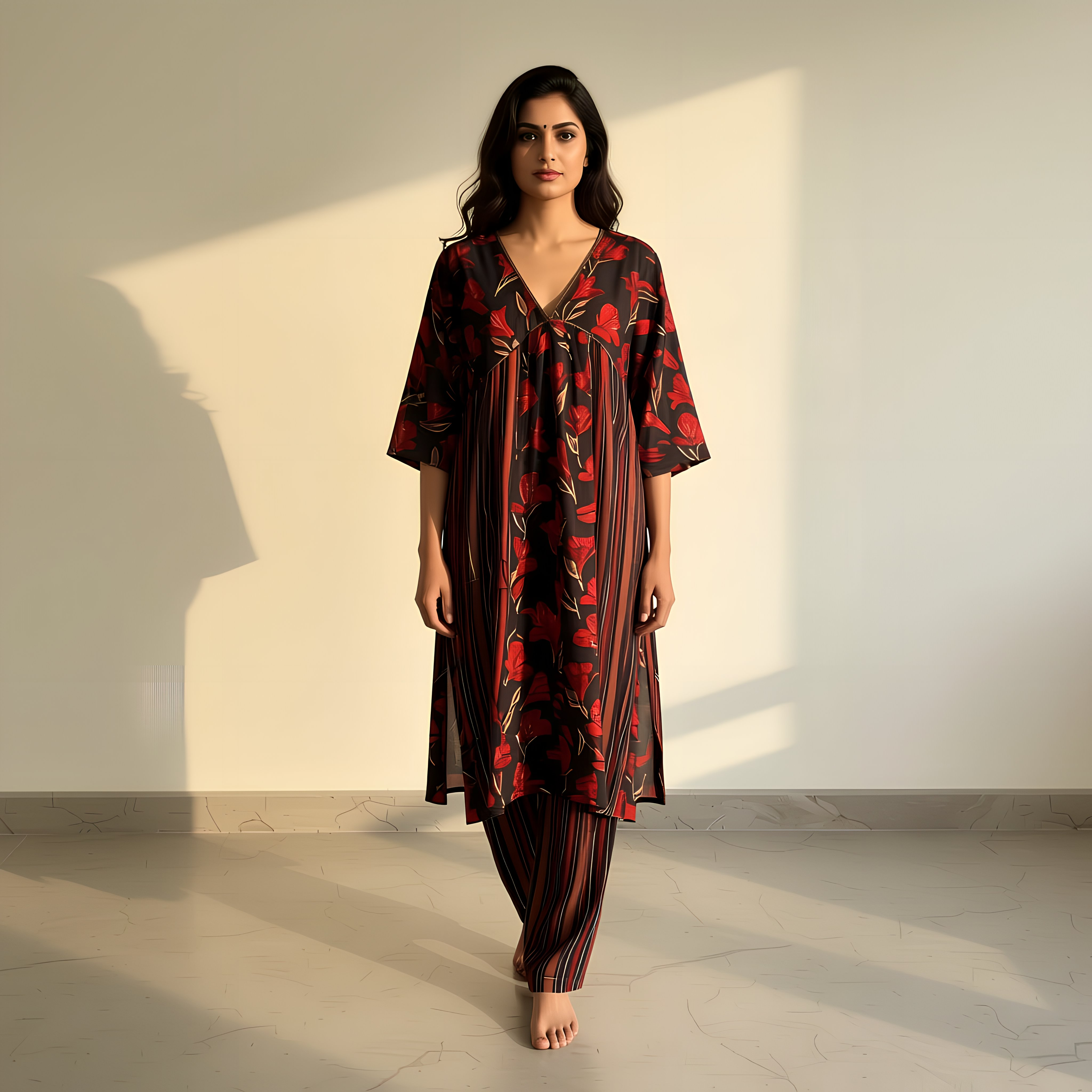 Ruby Petal Breeze Co-ords