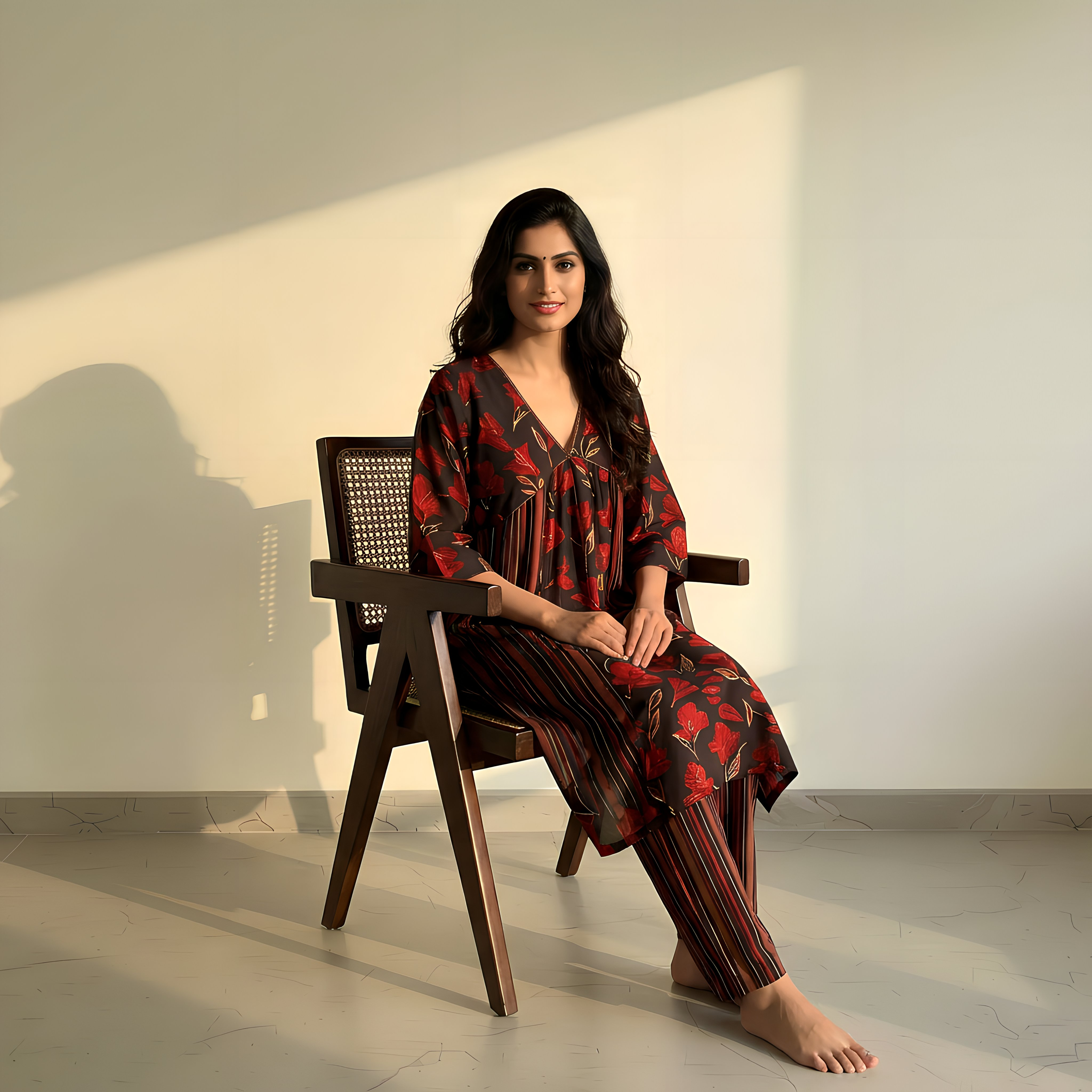 Ruby Petal Breeze Co-ords