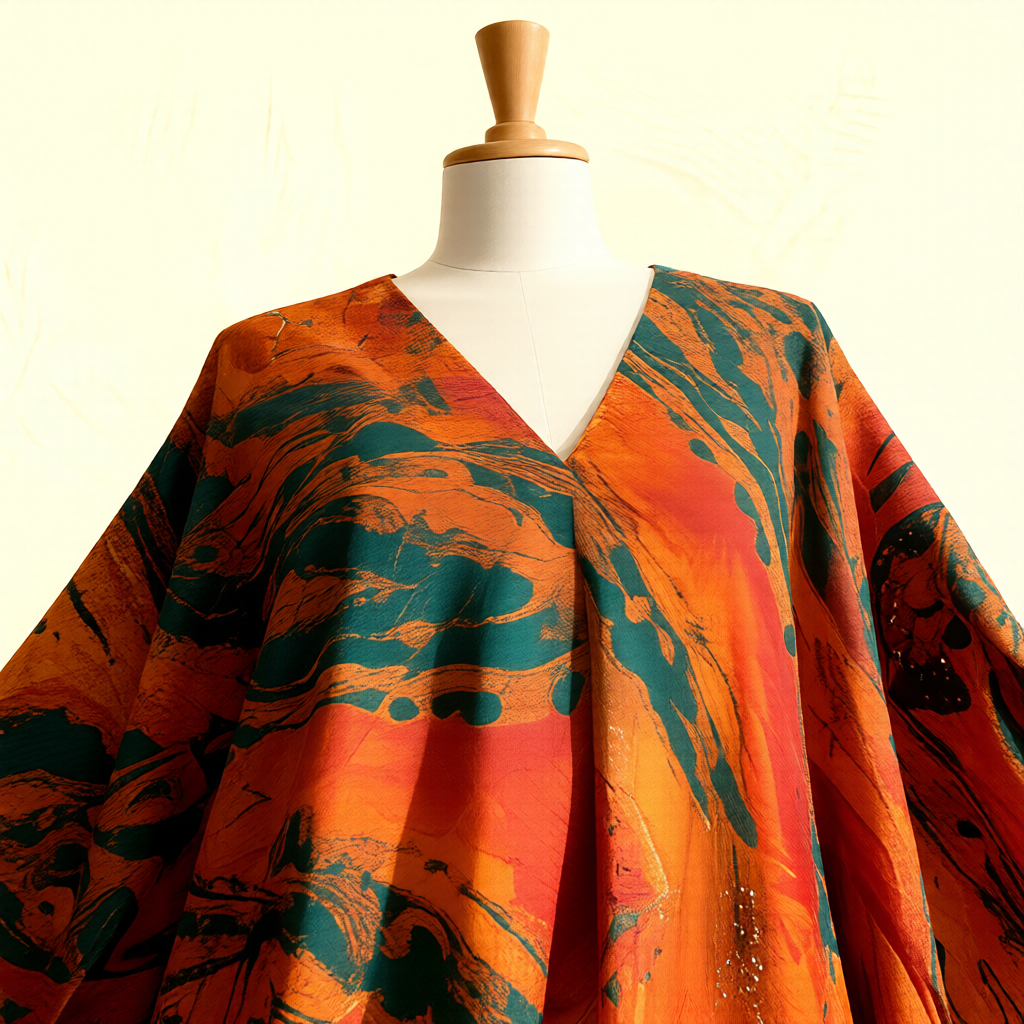 Firestone Flow Kaftan Set with Wide-Leg Pant