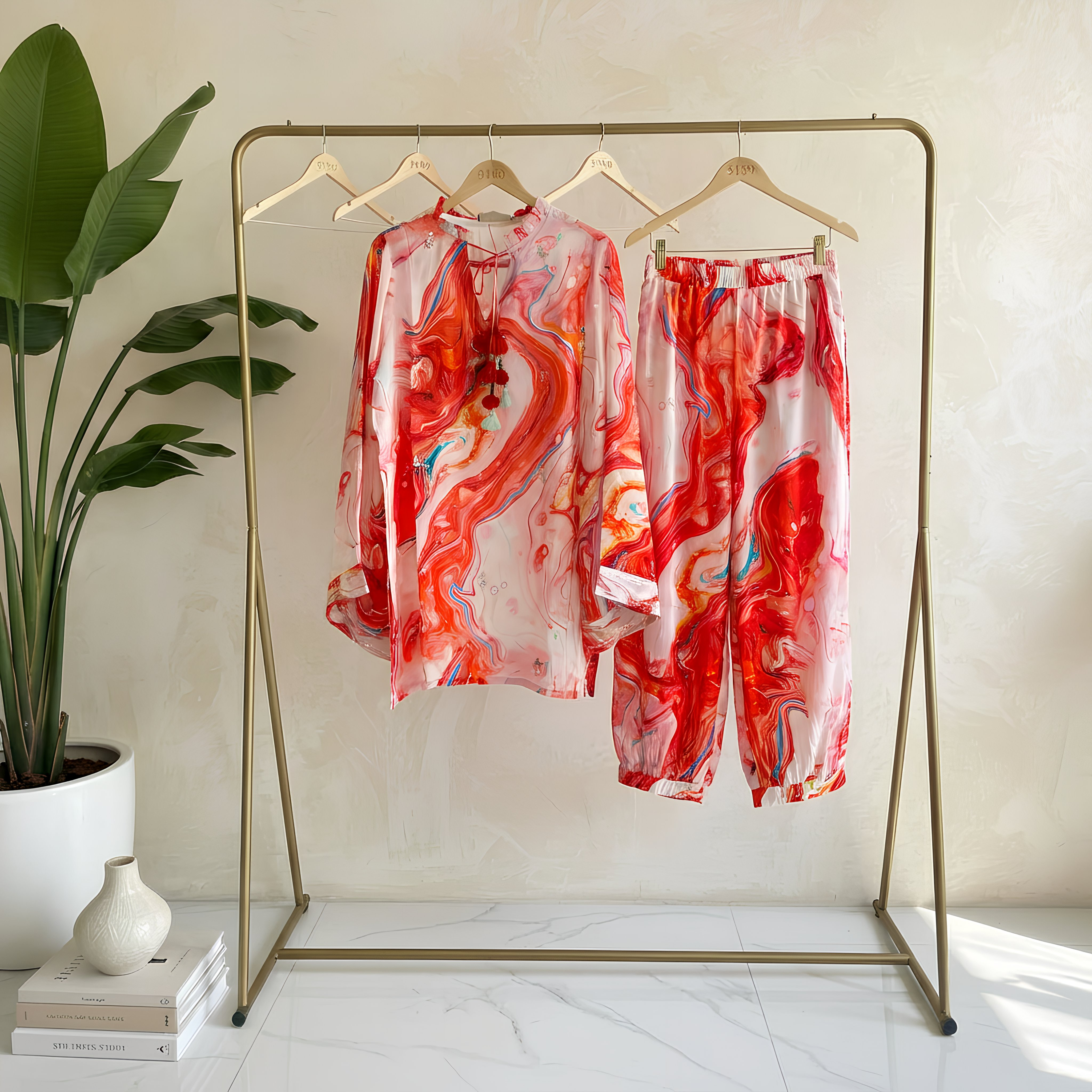 Marble Flame Co-ord  Set