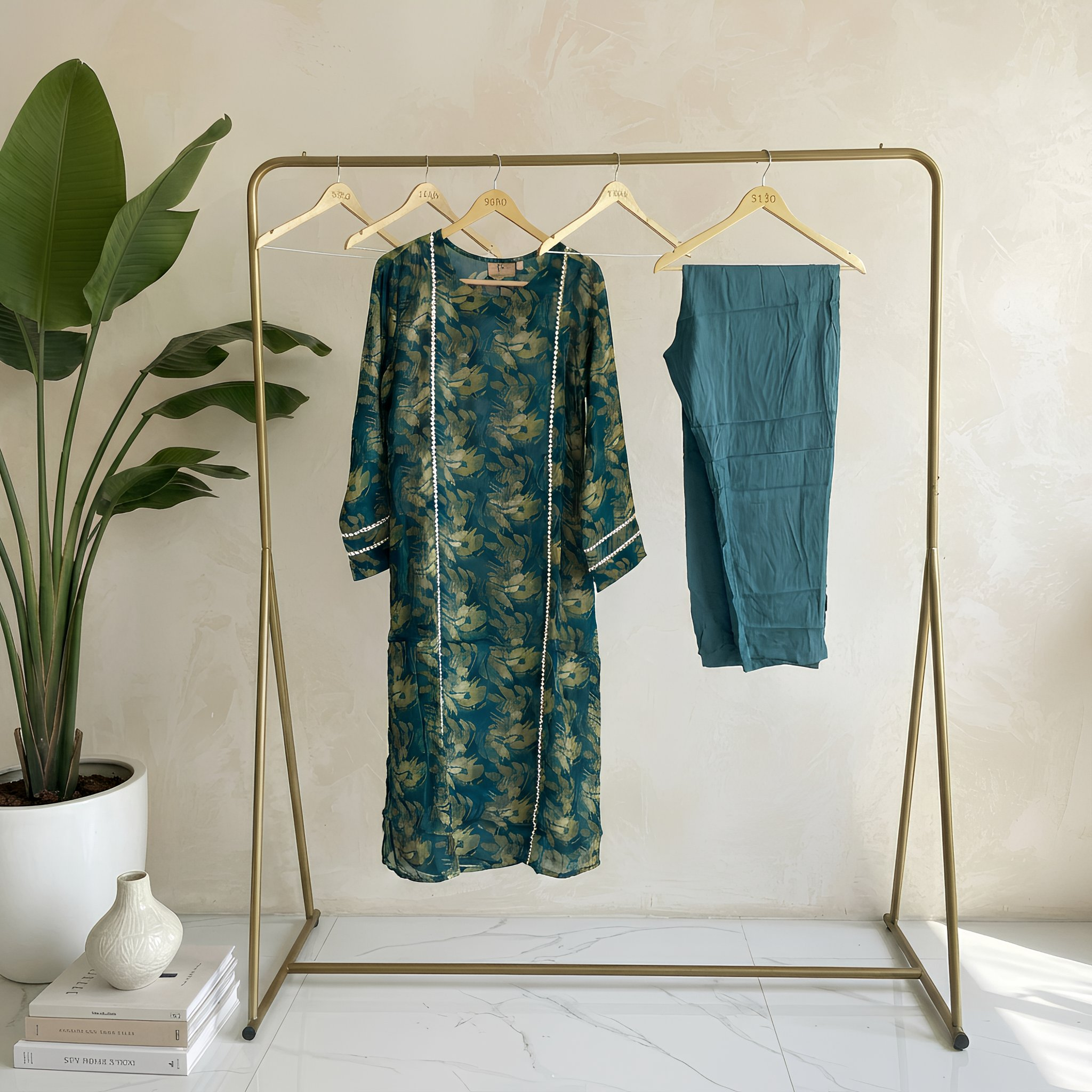 Emerald Bloom Kurta Set