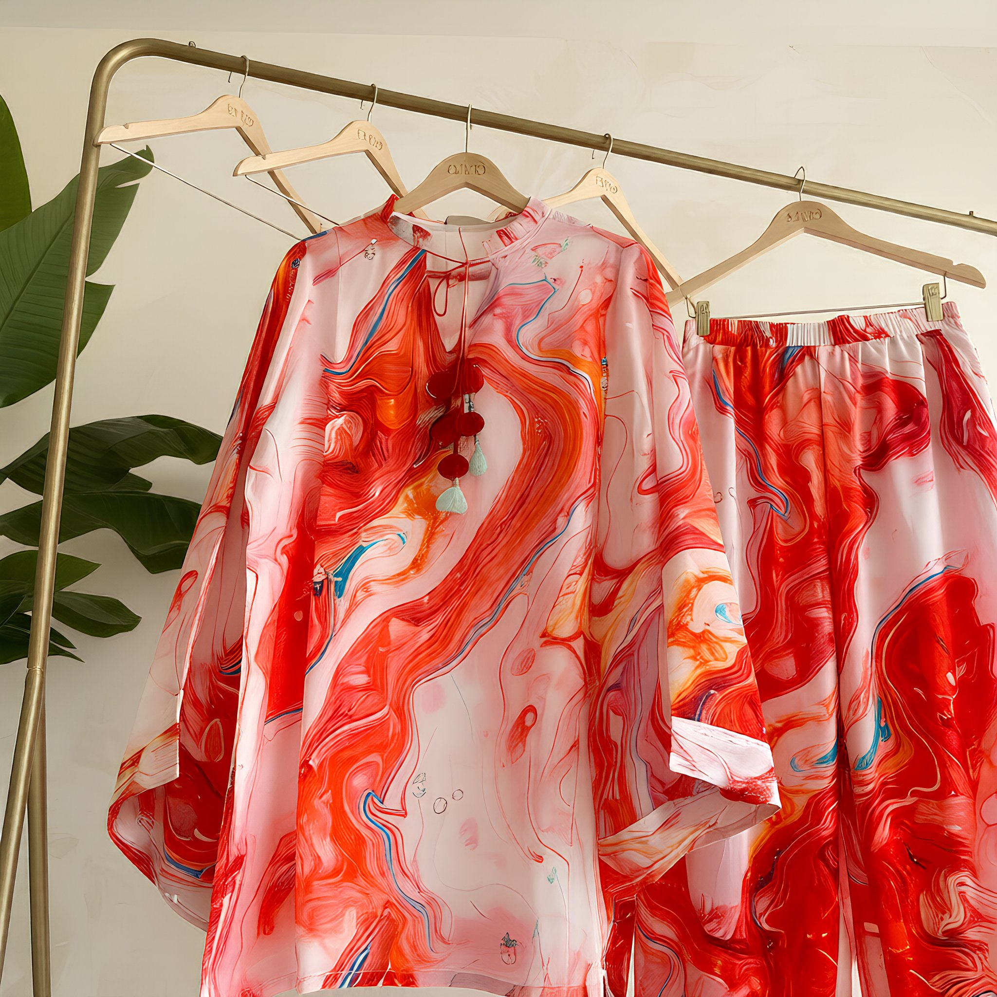 Marble Flame Co-ord  Set