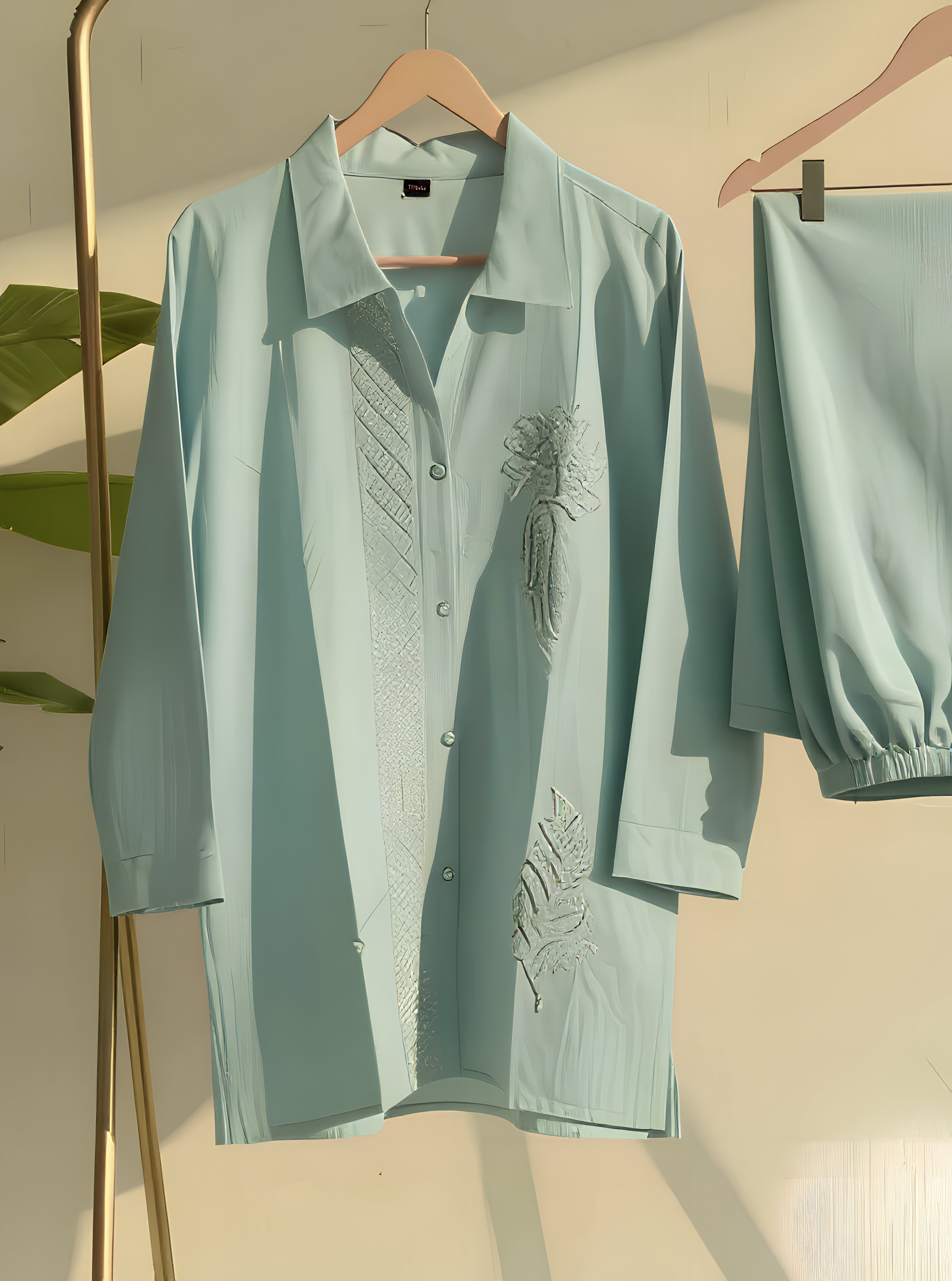 Aqua Bloom Co-ord Set