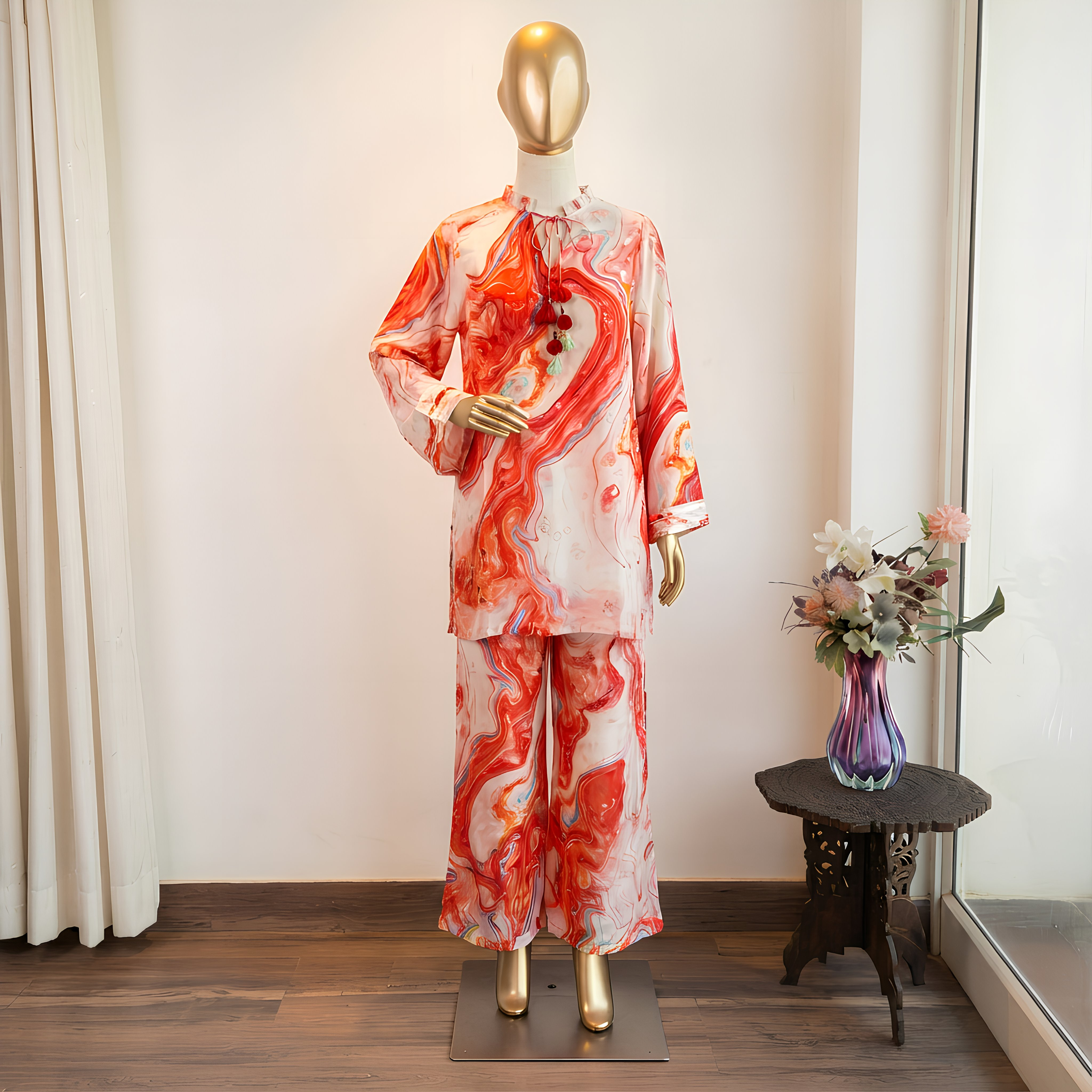 Marble Flame Co-ord  Set