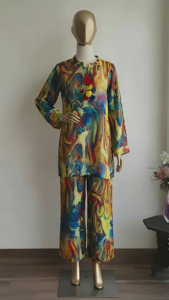 Rainbow Swirl Co-ord Set